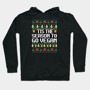Tis the Season to Go Vegan, Vegan Christmas Gifts, 2023 Hoodie